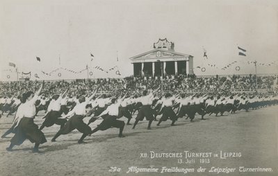 Tolvte tyske gymnastikfestival, Leipzig af German Photographer