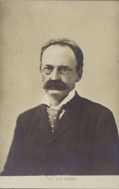 Wilhelm Olivier Leube (s/h-foto) af German Photographer