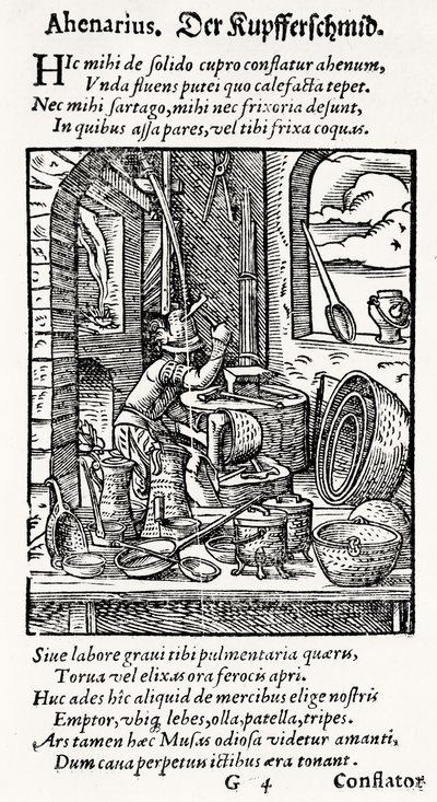 A Copper-Smith, udgivet af Hartman Schopper af German School