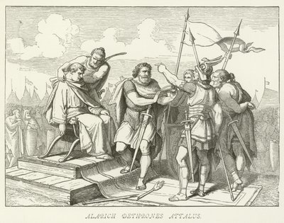 Alarich afsætter Attalus af German School