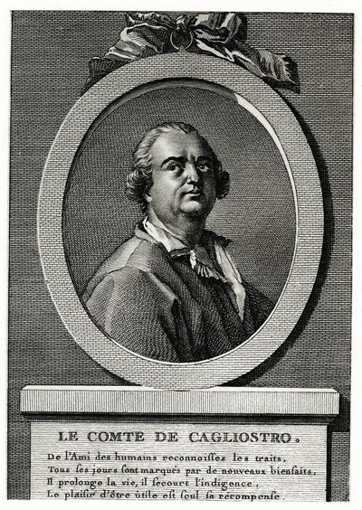 Alexander Graf Cagliostro af German School