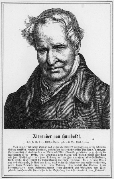 Alexander von Humboldt (gravering) af German School