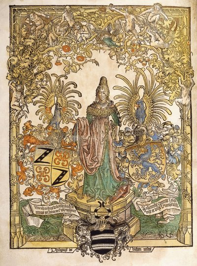 Allegorical figure of Mainz, 1486dani af German School