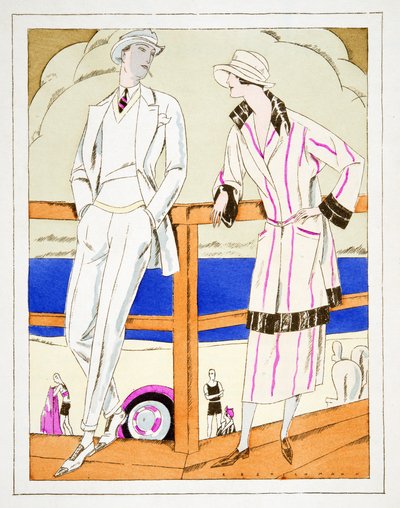Ammeer, Outfits af Gerard Bresser, fra Styl, pub.1922 (pochoir print) af German School