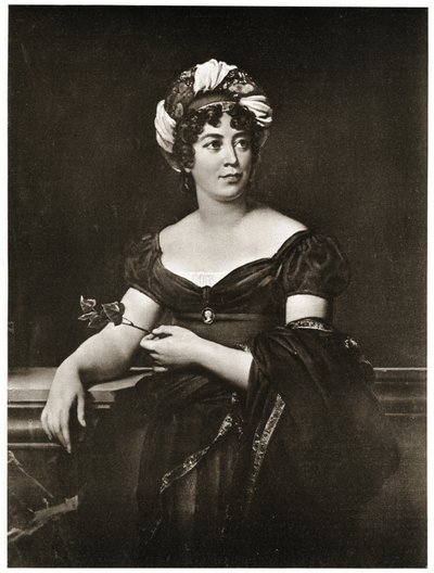 Anne Louise Germaine von Staël-Holstein, 1884-90 (fototype) af German School