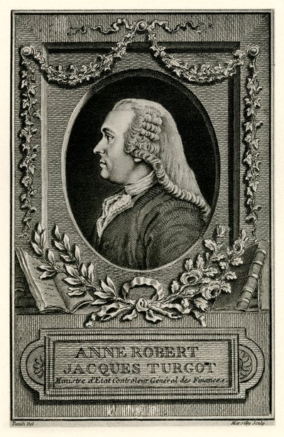 Anne Robert Jacques Turgot af German School