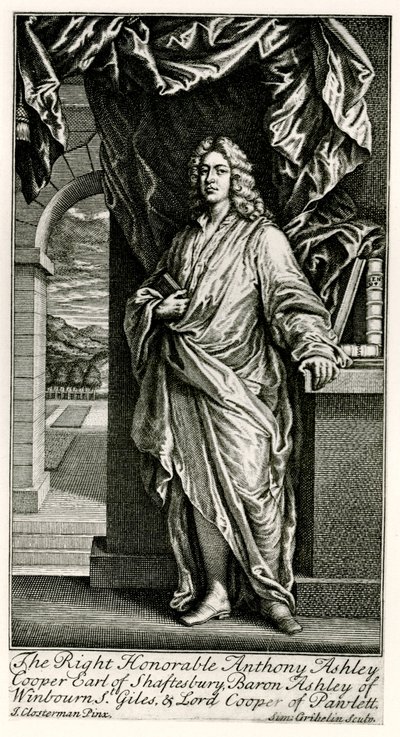 Anthony Ashley Cooper, 3. Earl of Shaftesbury von German School