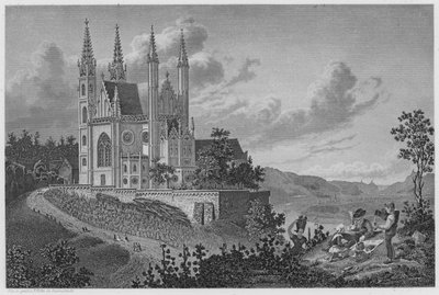 Apolinaris-Kirche (gravering) af German School