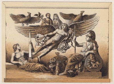 Apotheosis (farvelitografi) af German School