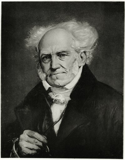 Arthur Schopenhauer, 1884-90 (fototype) af German School