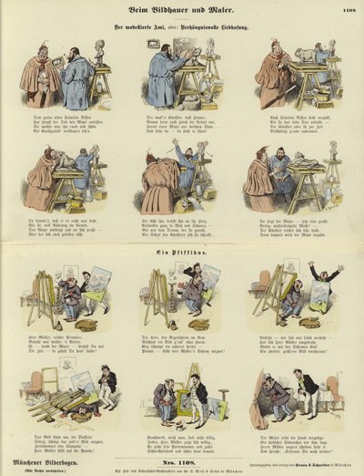 Hos Billedhuggeren og Maleren af German School