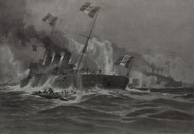Angreb af den østrig-ungarske flåde på to italienske torpedobåds destroyere af German School
