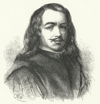 Bartolome Esteban Murillo, spansk barokkunstner (gravering) af German School