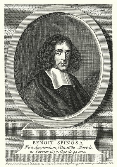 Baruch Spinoza, hollandsk filosof (gravering) af German School