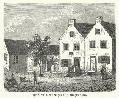 Grav af den tyske digter Friedrich Gottlieb Klopstock, Ottensen, Hamborg (stik) af German School