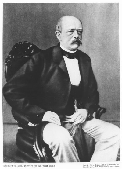 Bismarck i 1870 før krigserklæringen af German School