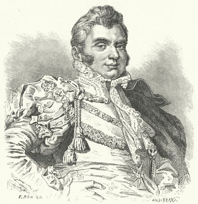 Charles Ferdinand, hertug af Berry (gravering) af German School
