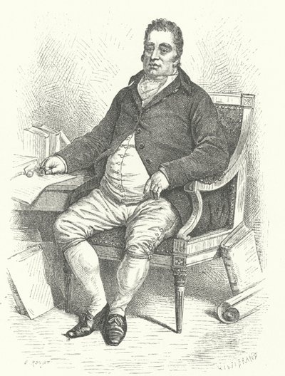 Charles James Fox, engelsk whig-politiker (gravering) af German School