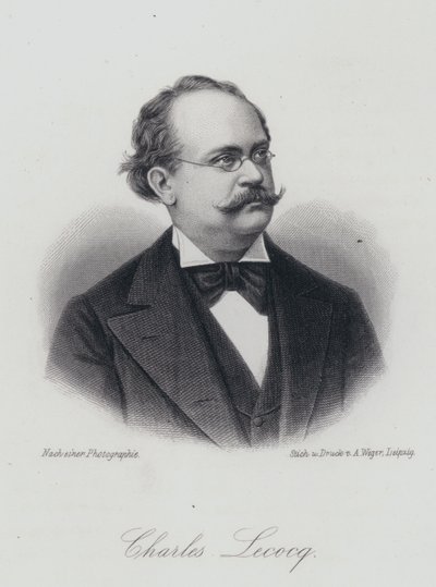 Charles Lecocq, fransk komponist (gravering) af German School