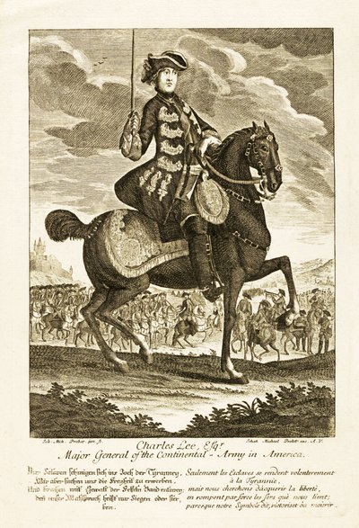 Charles Lee, Esq, generalmajor for den kontinentale hær i Amerika af German School