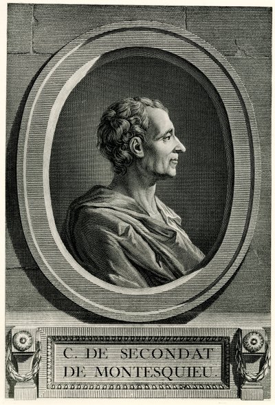 Montesquieus Charles de Secondat af German School