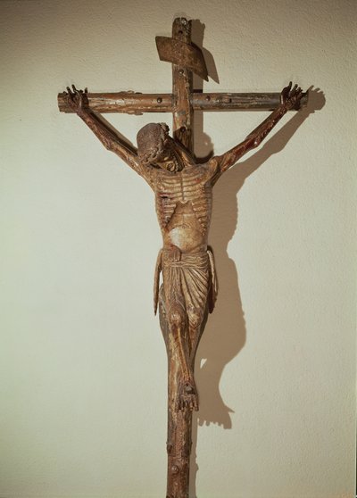 Kristus på korset, kaldet Le Devot Christ, 1307 (træ) af German School