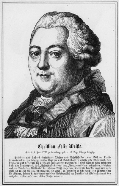 Christian Felix Weibe (gravering) af German School