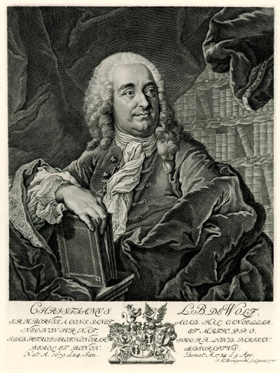 Christian Freiherr von Wolff af German School