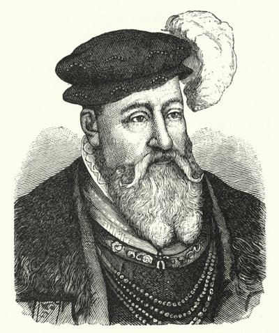 Christian III, Konge af Danmark; og Norge (gravering) af German School