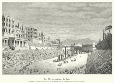 Circus Maximus, Rom (gravering) af German School