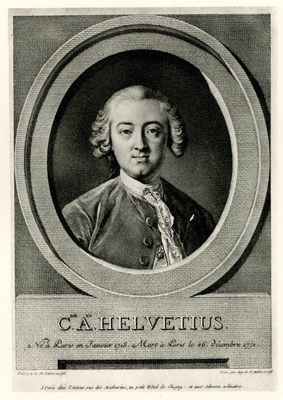 Claude Andrien Helvetius af German School