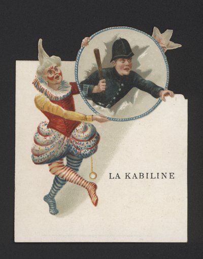 Klovne (chromolitho) af German School