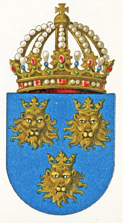 Dalmatiens våbenskjold, ca. 1898 af German School