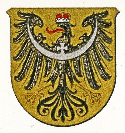 Schlesiens våbenskjold, ca. 1898 af German School