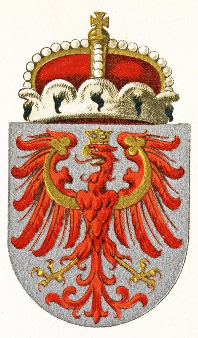 Tyrols våbenskjold. ca. 1898 af German School