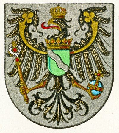Rhinprovinsens våbenskjold (Provinz Rheinland), ca. 1898 af German School