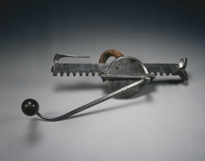 Tranequin, ca. 1528 (stål med hørsnor og træhåndtag) af German School
