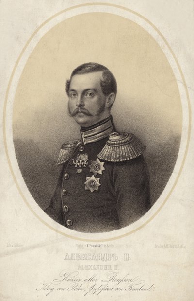 Czar Alexander II af Rusland af German School