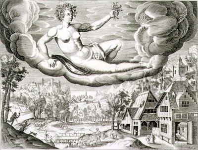 Daggry, graveret af Paul Furst (ca. 1605-66) (stik) af German School
