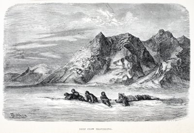 Deep Snow rejser, pub. London 1874 af German School