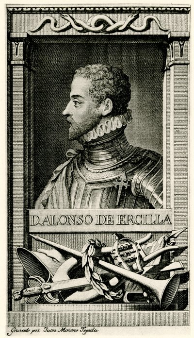 Don Alonso de Ercilla og Zuniga af German School