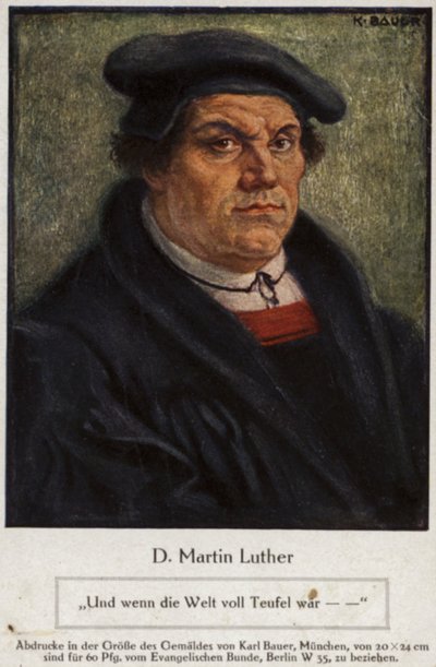 Dr Martin Luther af German School
