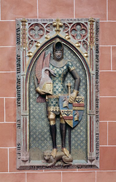 Billede af Rudolph von Sachsenhausen (polykrom sandsten) af German School
