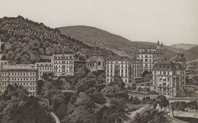 English Church, Royal Villa, Bristol, Villa Theresa (litho) af German School