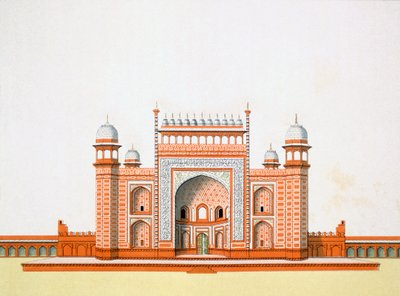 Indgang til Taj Mahal af German School