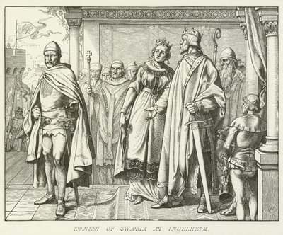 Ernest af Schwaben ved Ingelheim af German School