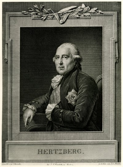 Ewald Friedrich Graf von Hertzberg af German School