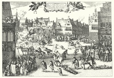 Henrettelse af Krudtplottere i London af German School
