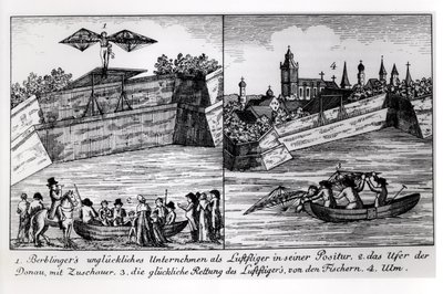 Eksperimenter med flyvende maskiner i Ulm af German School