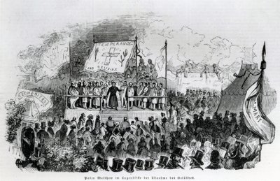 Fader Matthew, Temperance and Religion, 1800-tallet af German School